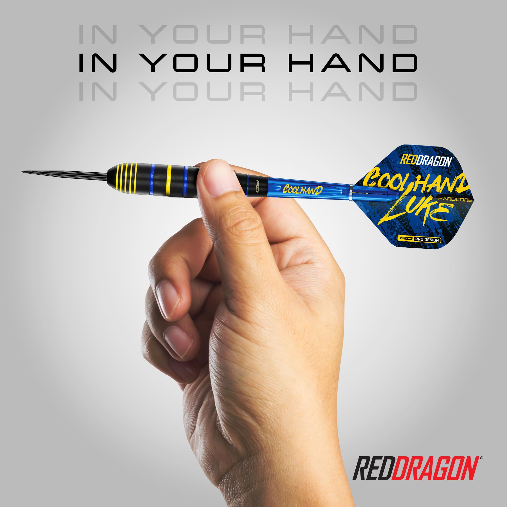 RED DRAGON Luke Humphries Coolhand 22g Brass Darts Set with